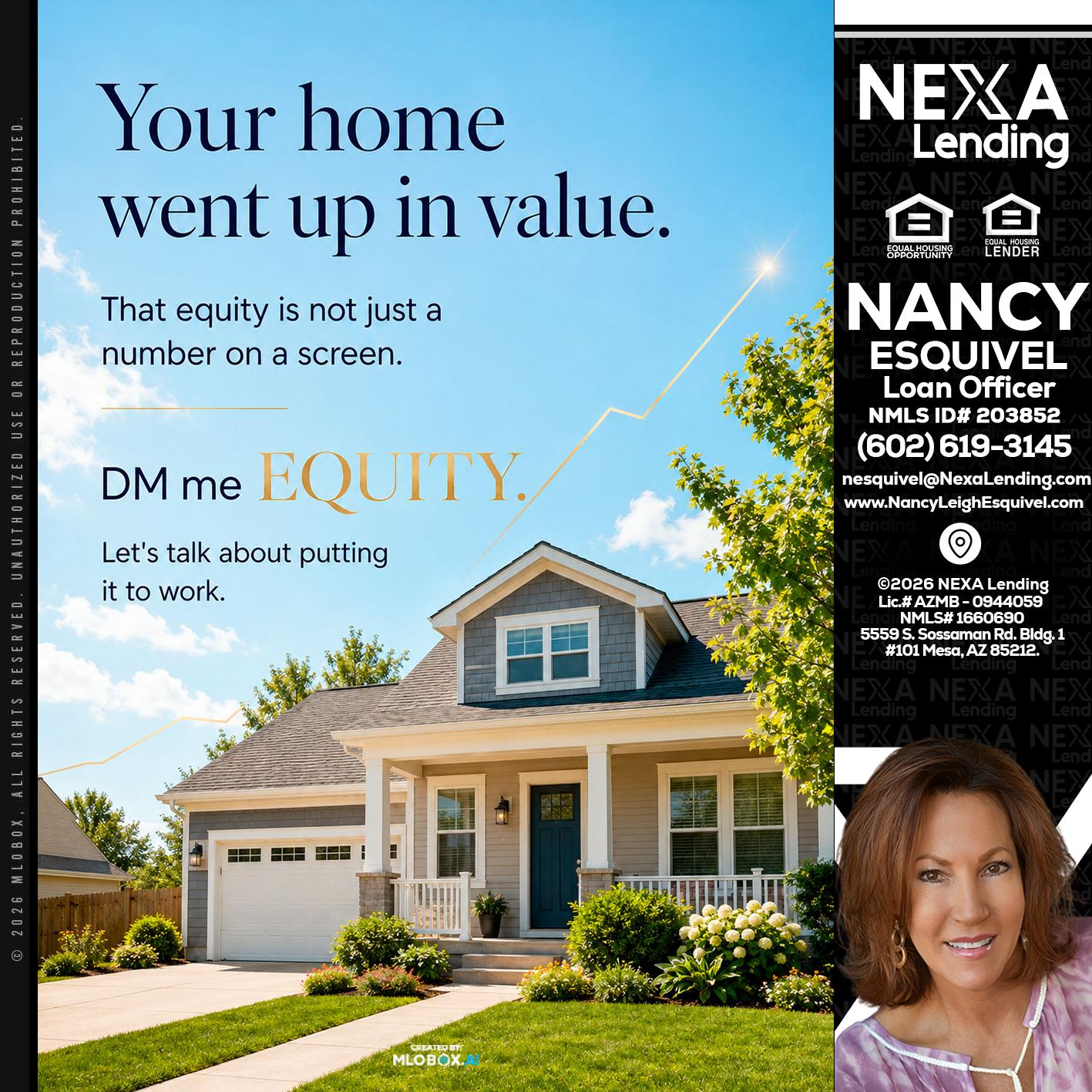YOUR HOME - Nancy Esquivel -Loan Officer
