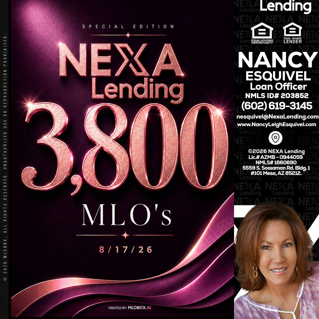 3800 MLOs - Nancy Esquivel -Loan Officer