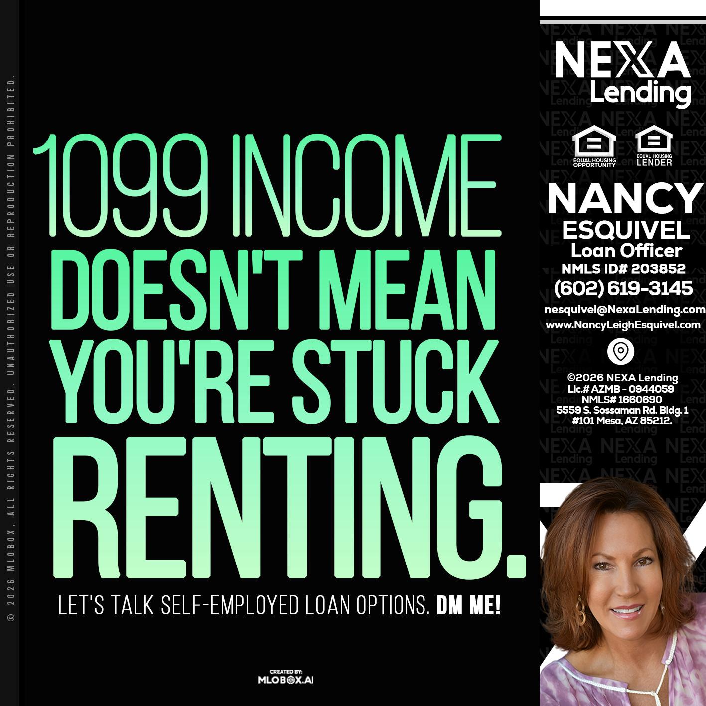 1099 income - Nancy Esquivel -Loan Officer