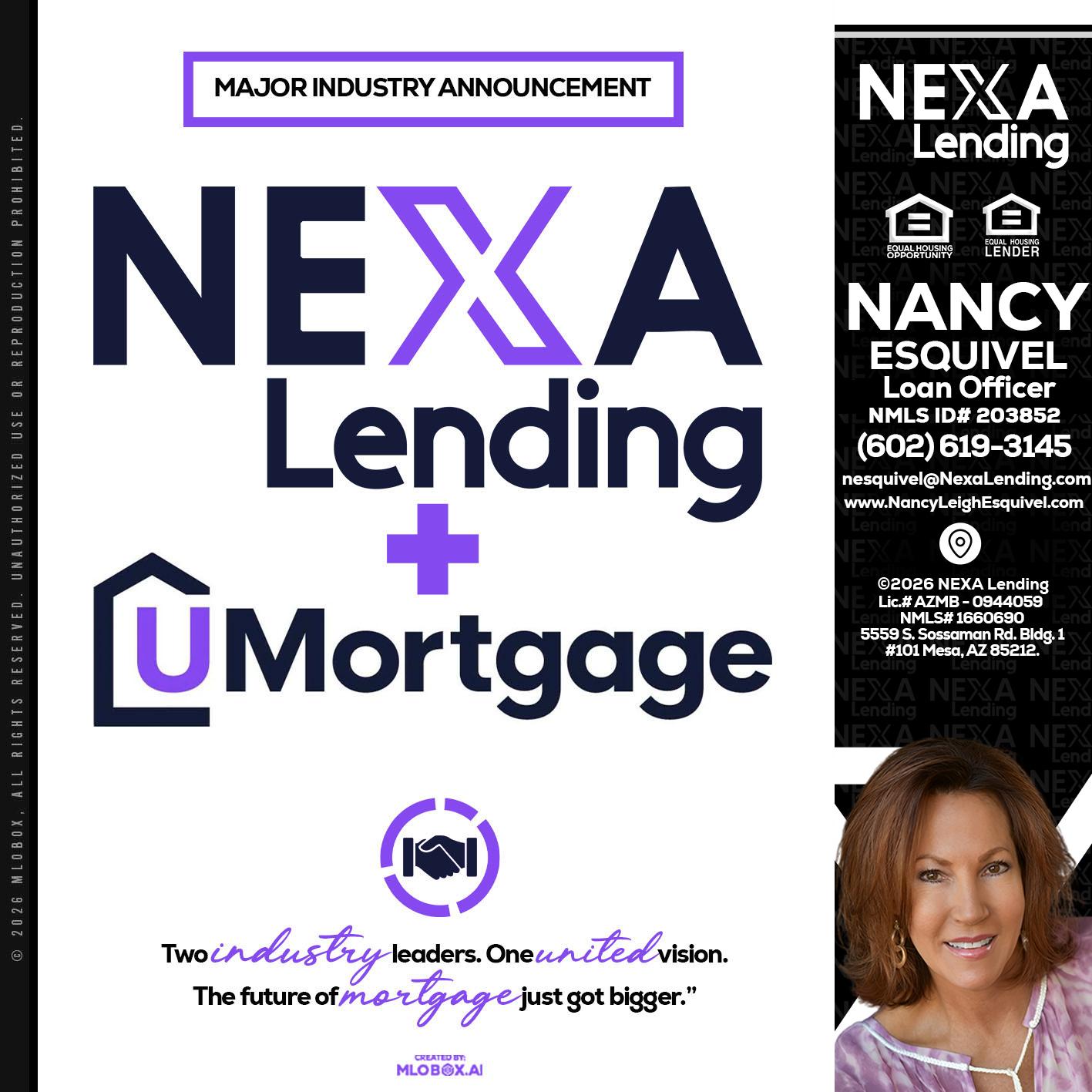 NEXA LENDING U MORTGAGE - Nancy Esquivel -Loan Officer