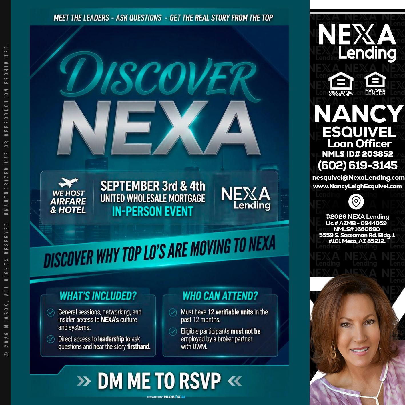 DISCOVER NEXA - Nancy Esquivel -Loan Officer