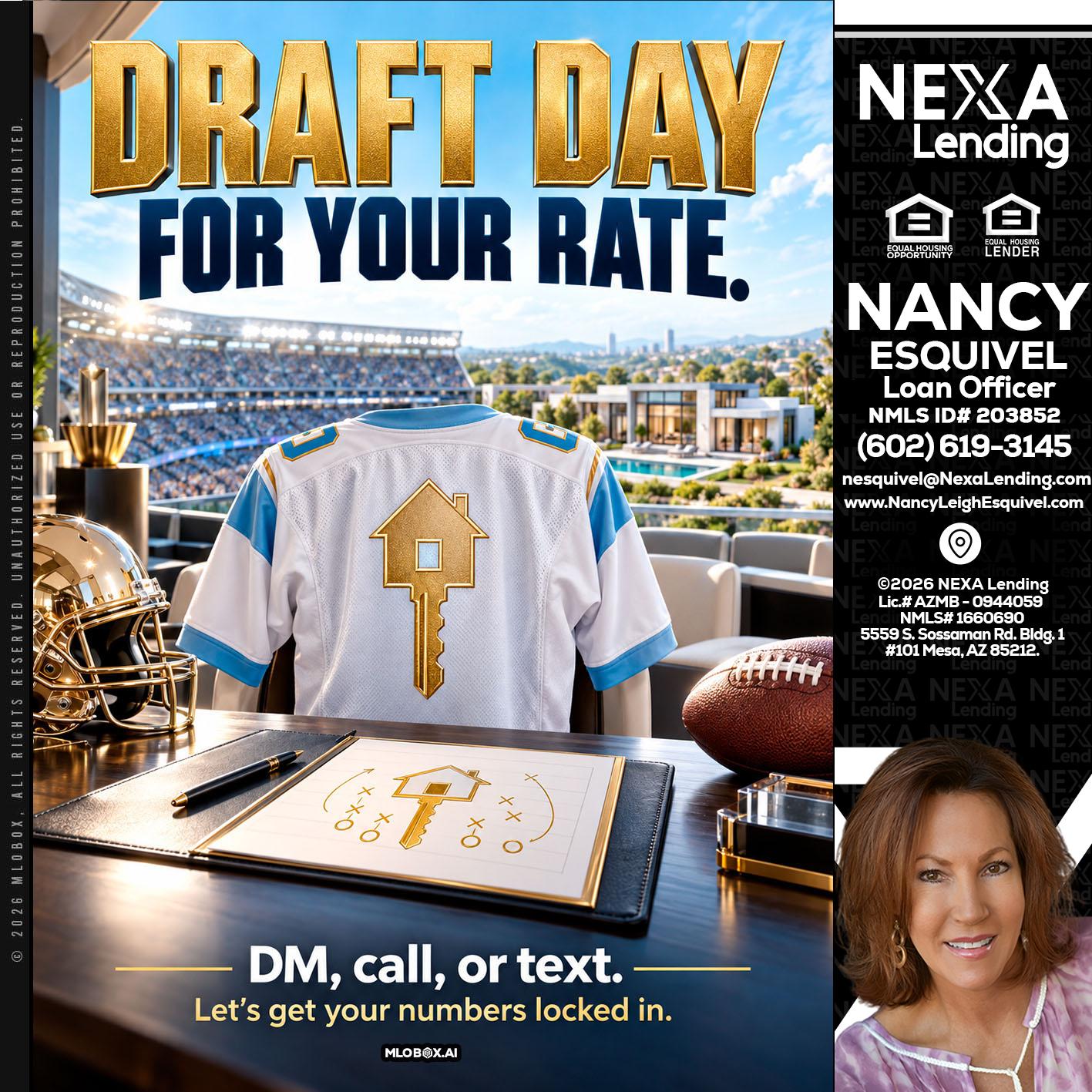 DRAFT DAY - Nancy Esquivel -Loan Officer